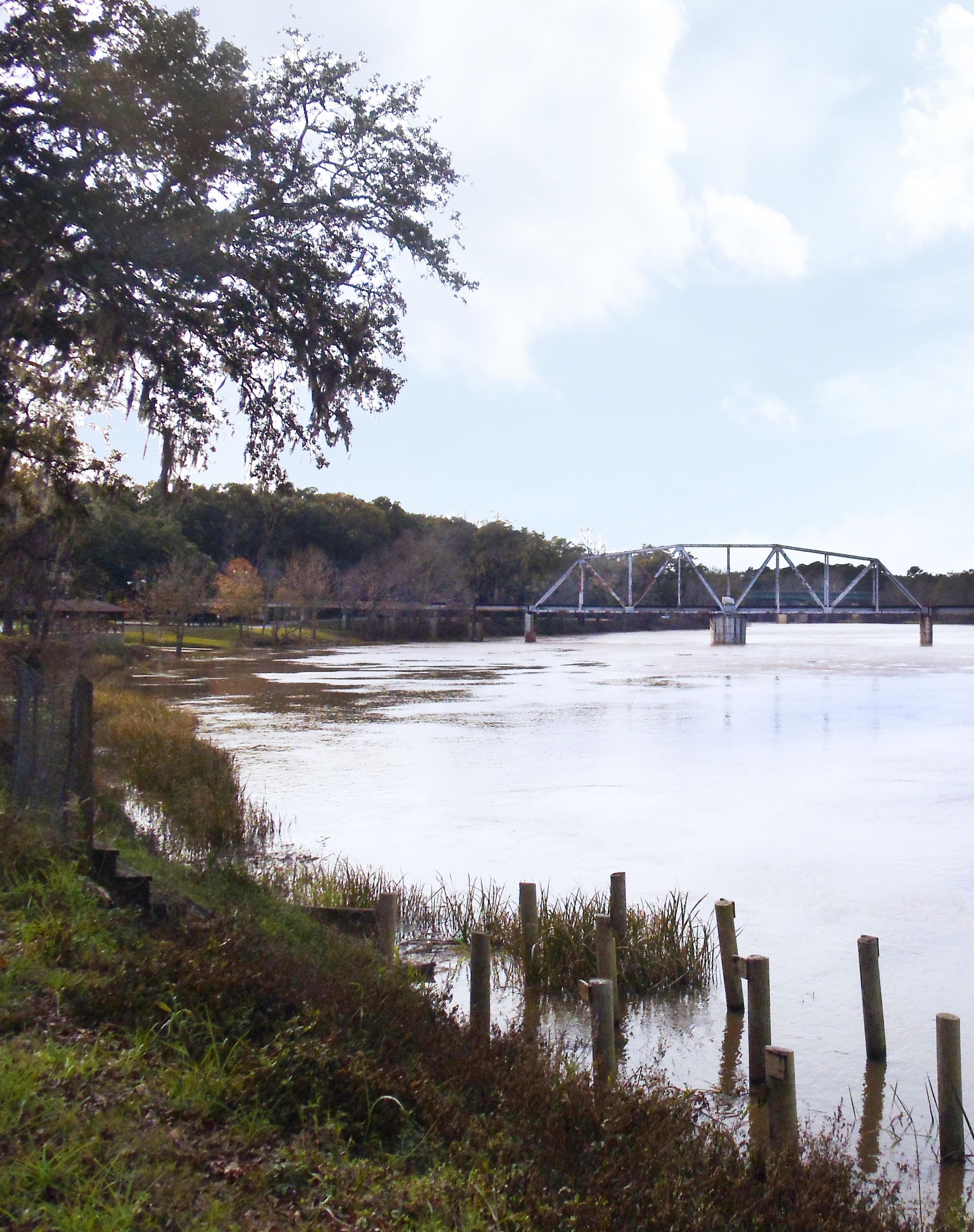 Bainbridge sits along the Flint River in the southwest corner of the state.